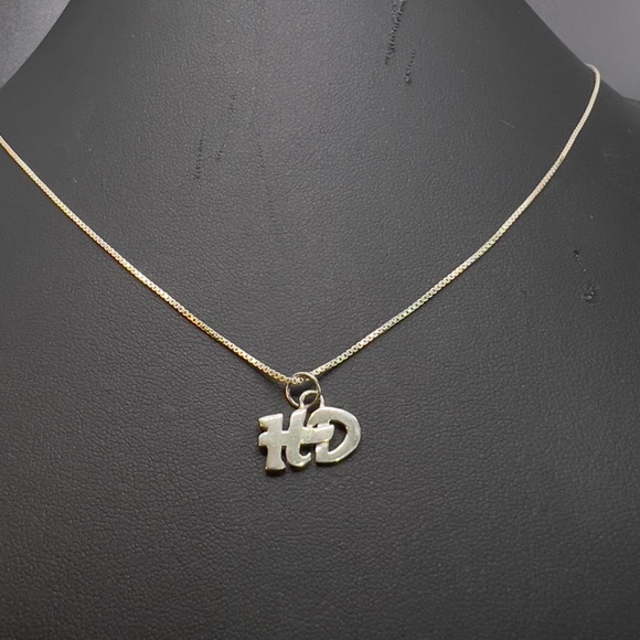 925 STERLING SILVER HARLEY-DAVIDSON CHARM NECKLACE 18” - Picture 2 of 6